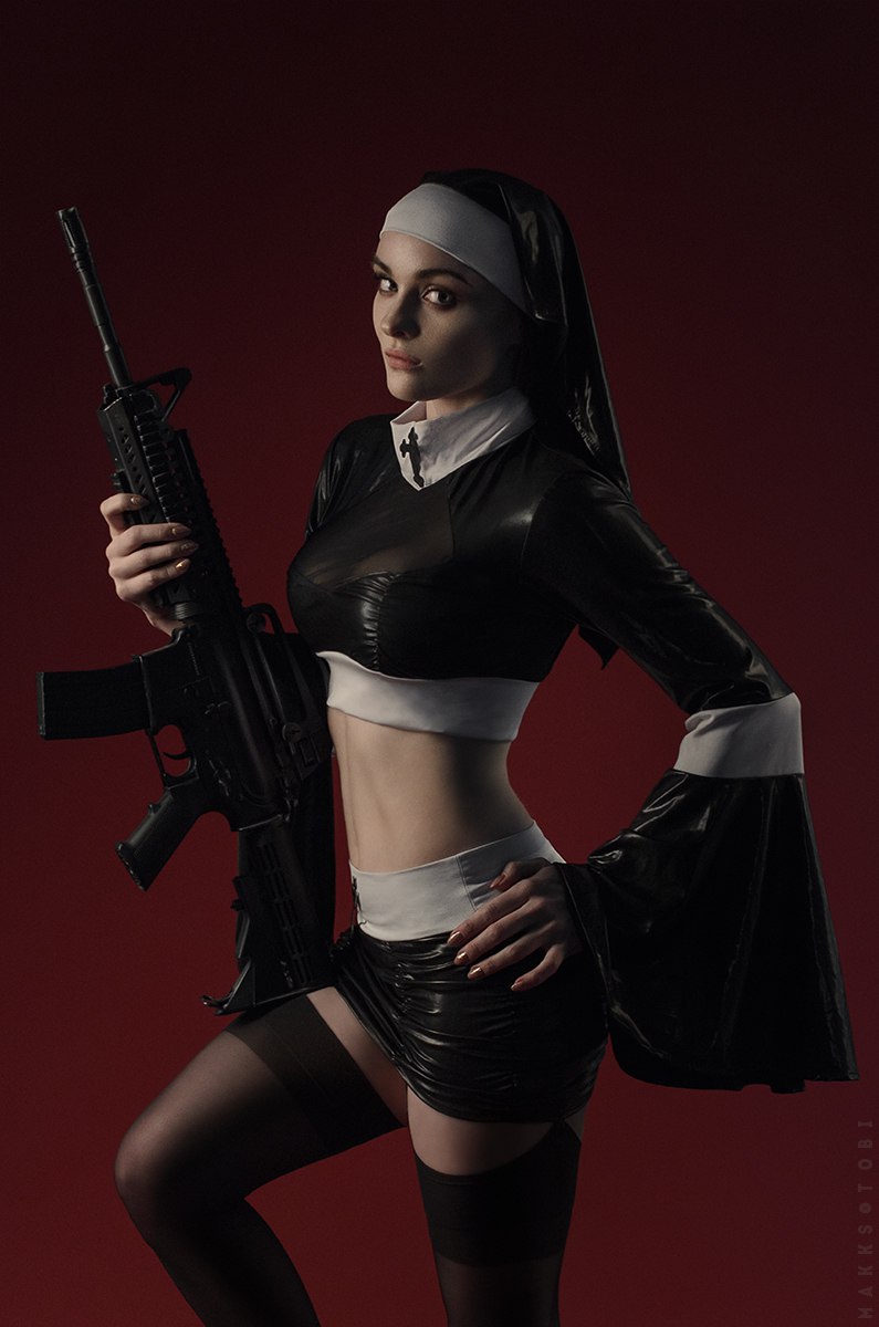 Self Nun From Hitman Cosplay By Katssby