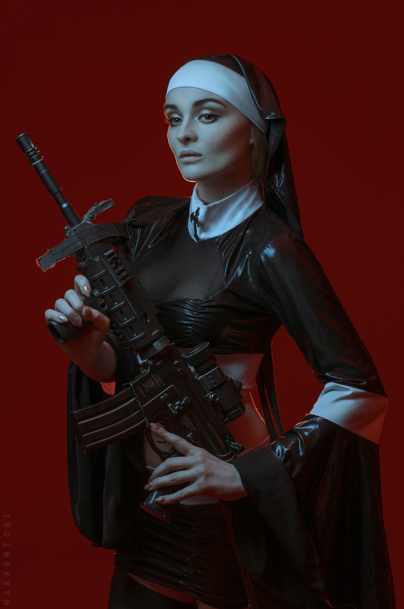 Self Nun From Hitman Cosplay By Katssby