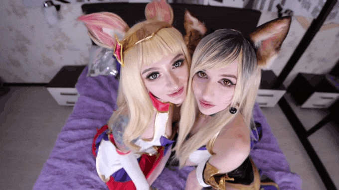 2 Ahri From League Of Legends By Purple Bitch And Leah Meow