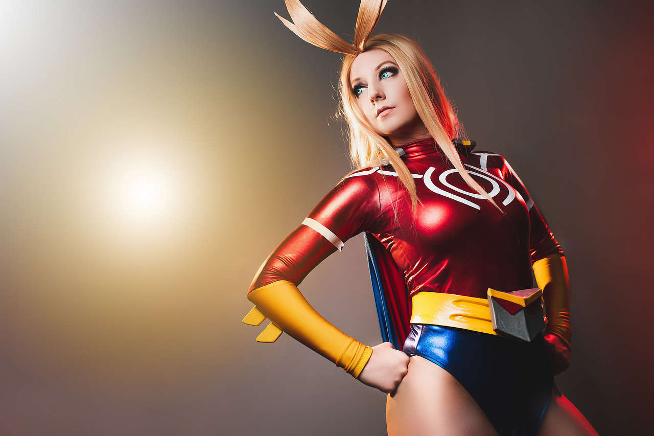 All Might Cosplay From Boku No Hero Academia Photographer Is Square Noodle