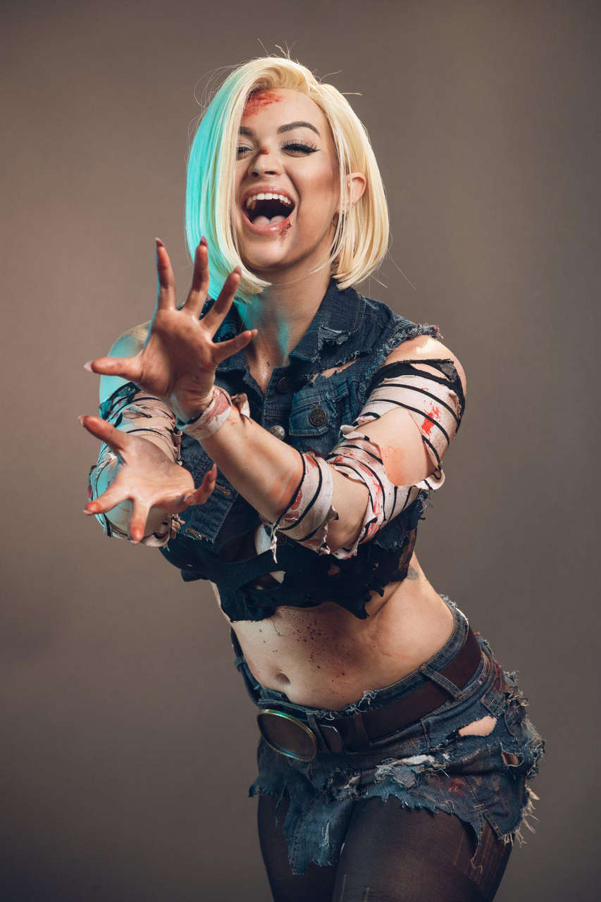 Android 18 Battle Damaged By Danielle Denicola