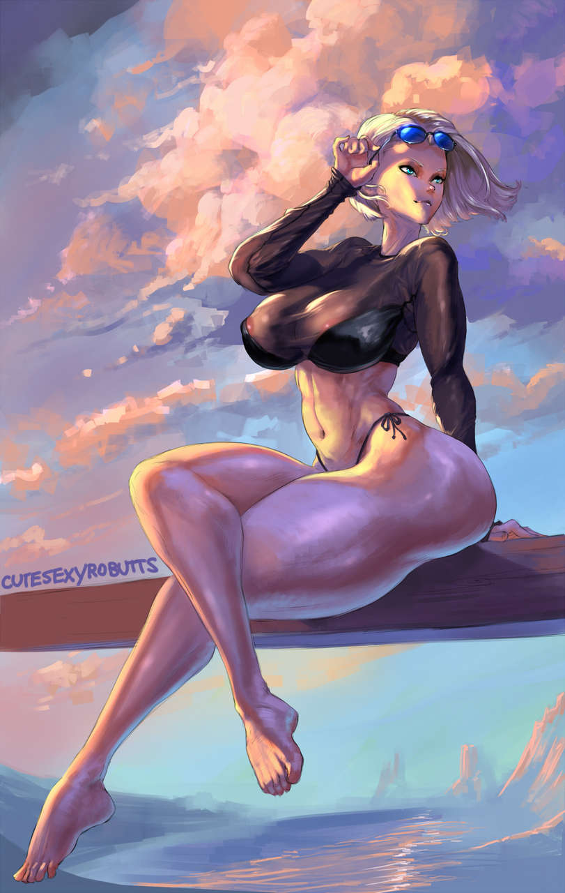 Android 18 Taking In The View Cutesexyrobutts Dragon Bal