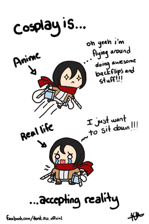 Author A Bit More Cosplay Related But Thought Ataack On Titan Anime Fans Would Also Understan