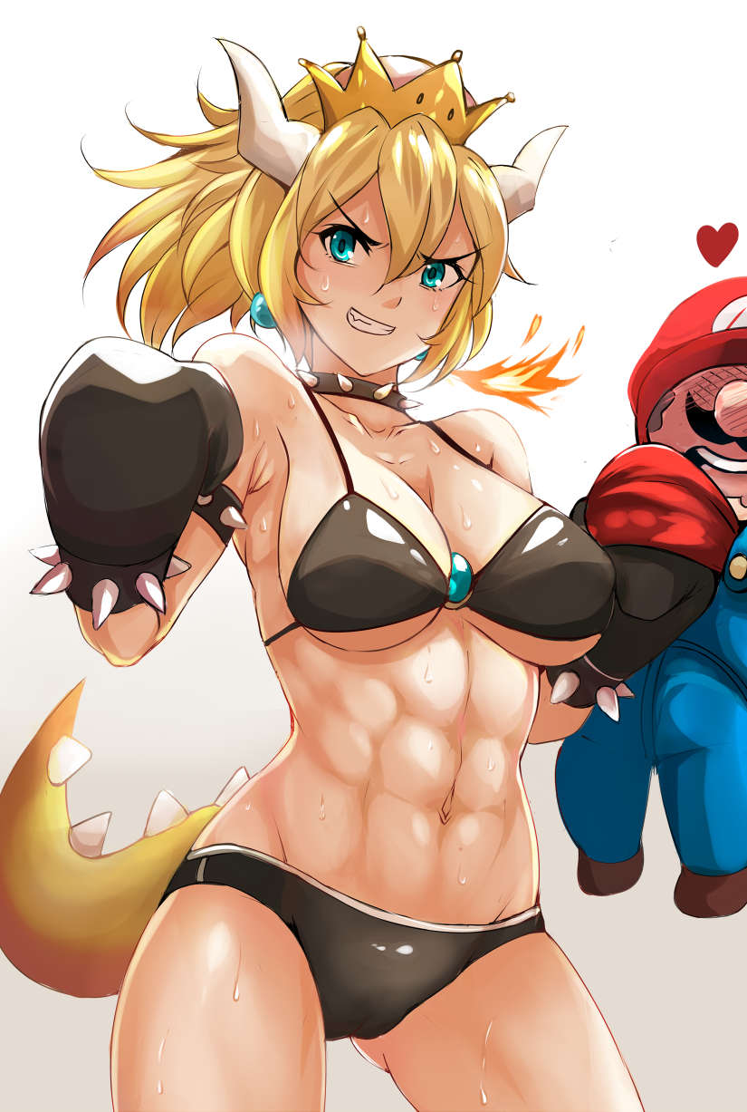 Bowsette Finally Figured Out How To Beat Mari