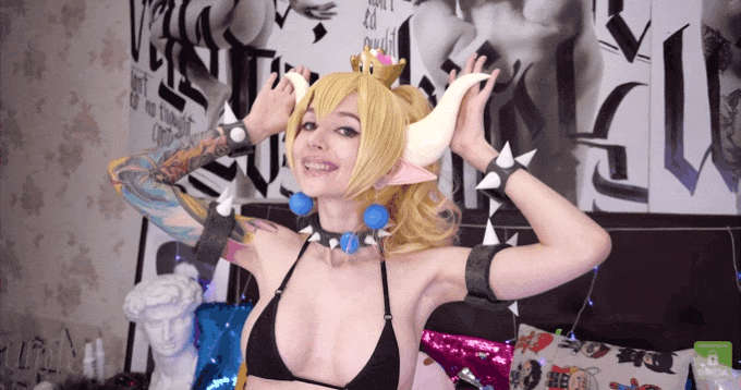 Bowsette From Mario By Purple Bitch