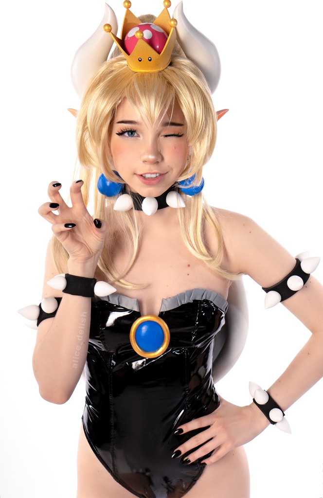 Bowsette From Super Mario Bros By Alice Delish