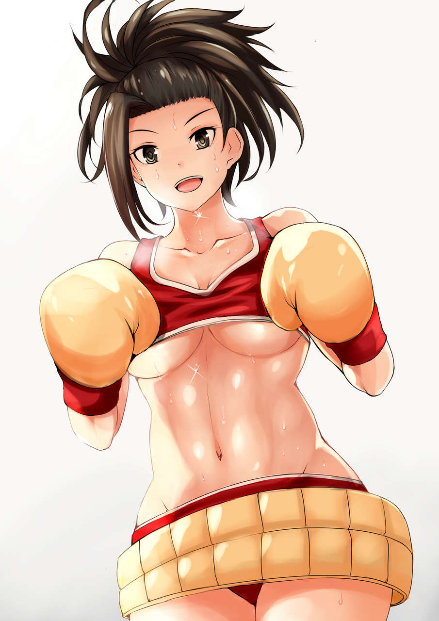 Boxing Yaoyorozu Momo Boku No Hero Academi