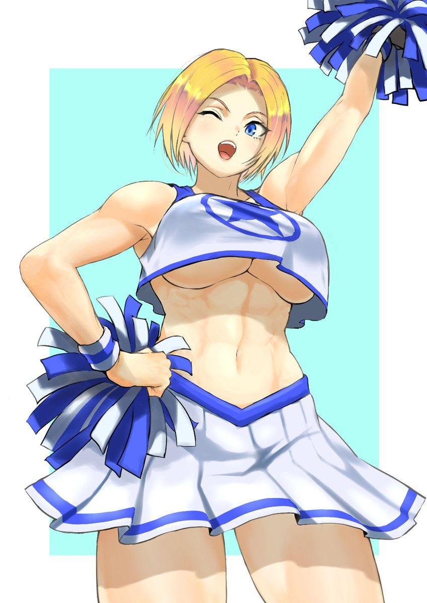 Cheerleader Blue Mary Anagumasan King Of Fighter