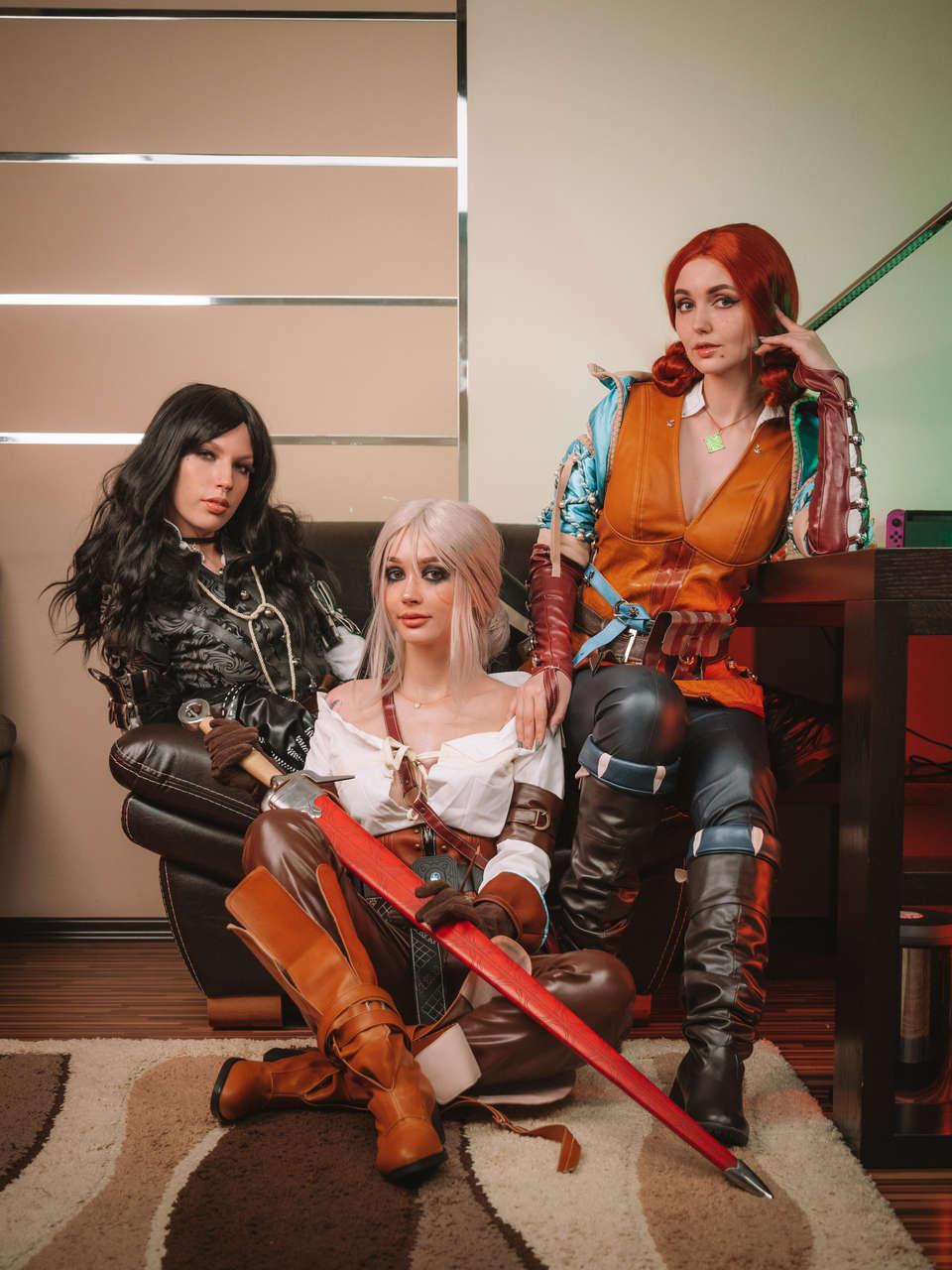 Ciri Triss And Yennefer From The Witcher By Purple Bitch Sia Siberia And Helly Rite