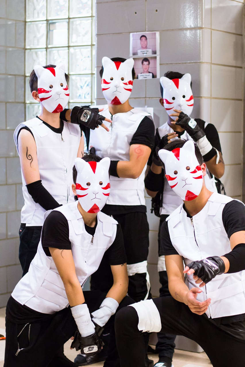 Cosplay Friends And I Dressed Up As The Anbu Black Ops For Our Schools Halloween Contes