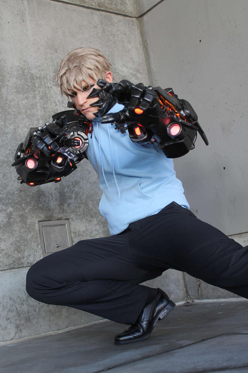 Cosplay My Genos From One Punch Man Fusion Of Manga Anime Designs Of Anti Meteor Arm