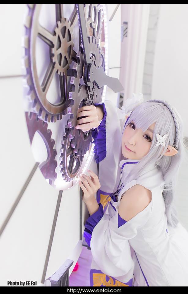 Cosplay Rezero Emilia By Silver Here