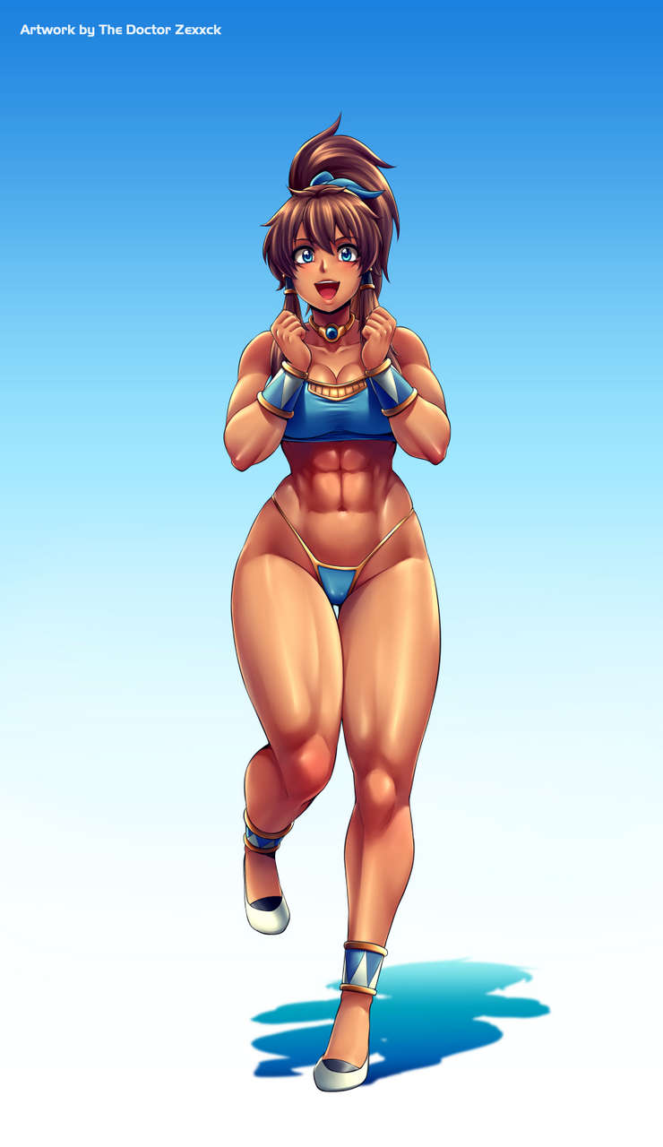 Enthusiastic Tanned Girl By Doctor Zexxc