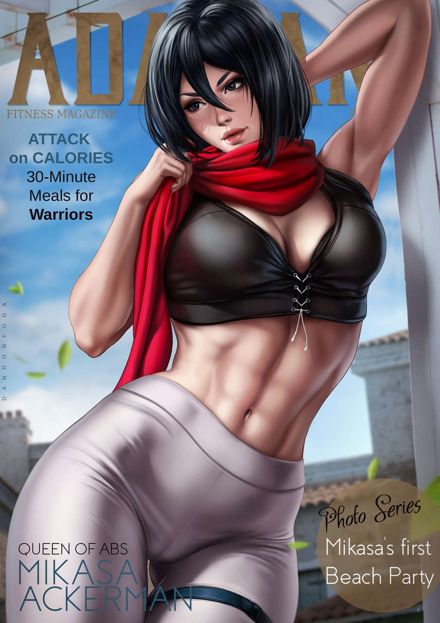 Fitness Magazine Mikasa Dandonfuga Attack On Tita
