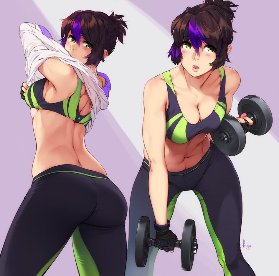 Girl Gets Her Workout I