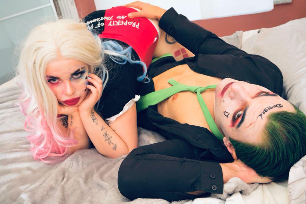 Harley Quinn Joker By Aryelsou