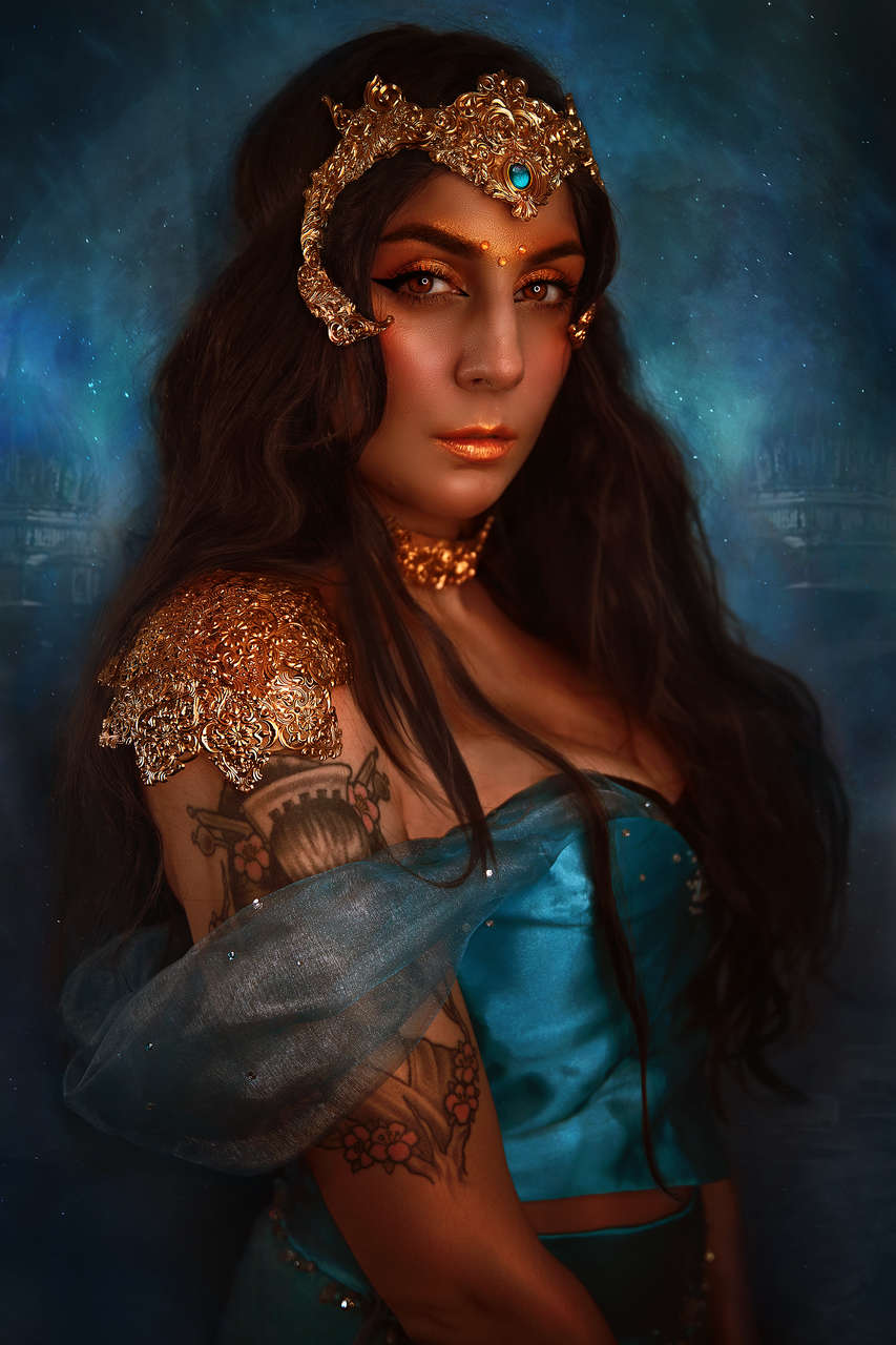 Jasmine Inspired Selfportrait By Saltymisosou