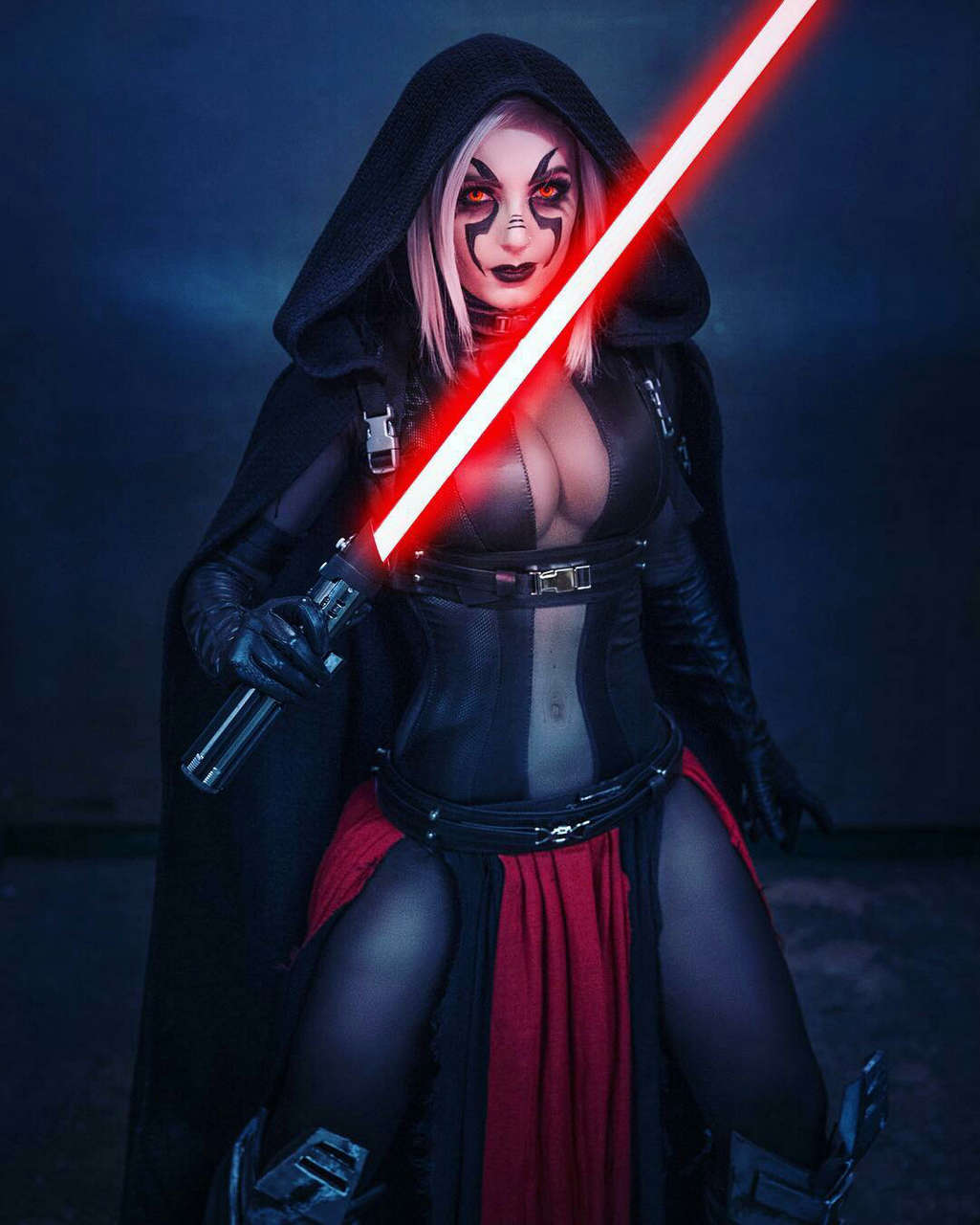Jessica Nigri Cosplaying As A Sith Lord Star Wars Cosplay