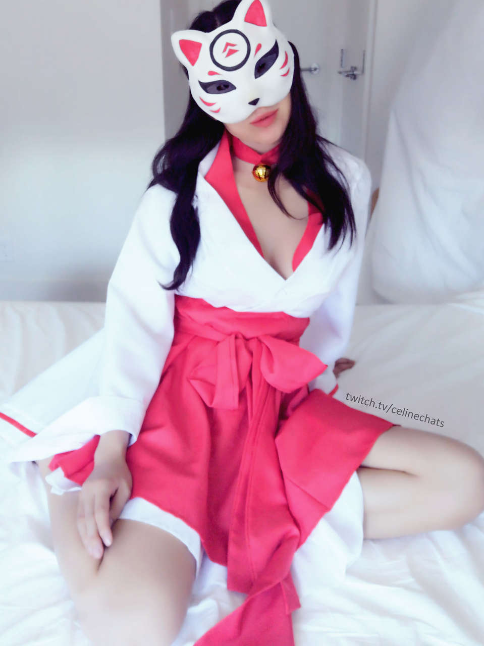 Kitsune Priestess By Celinechats