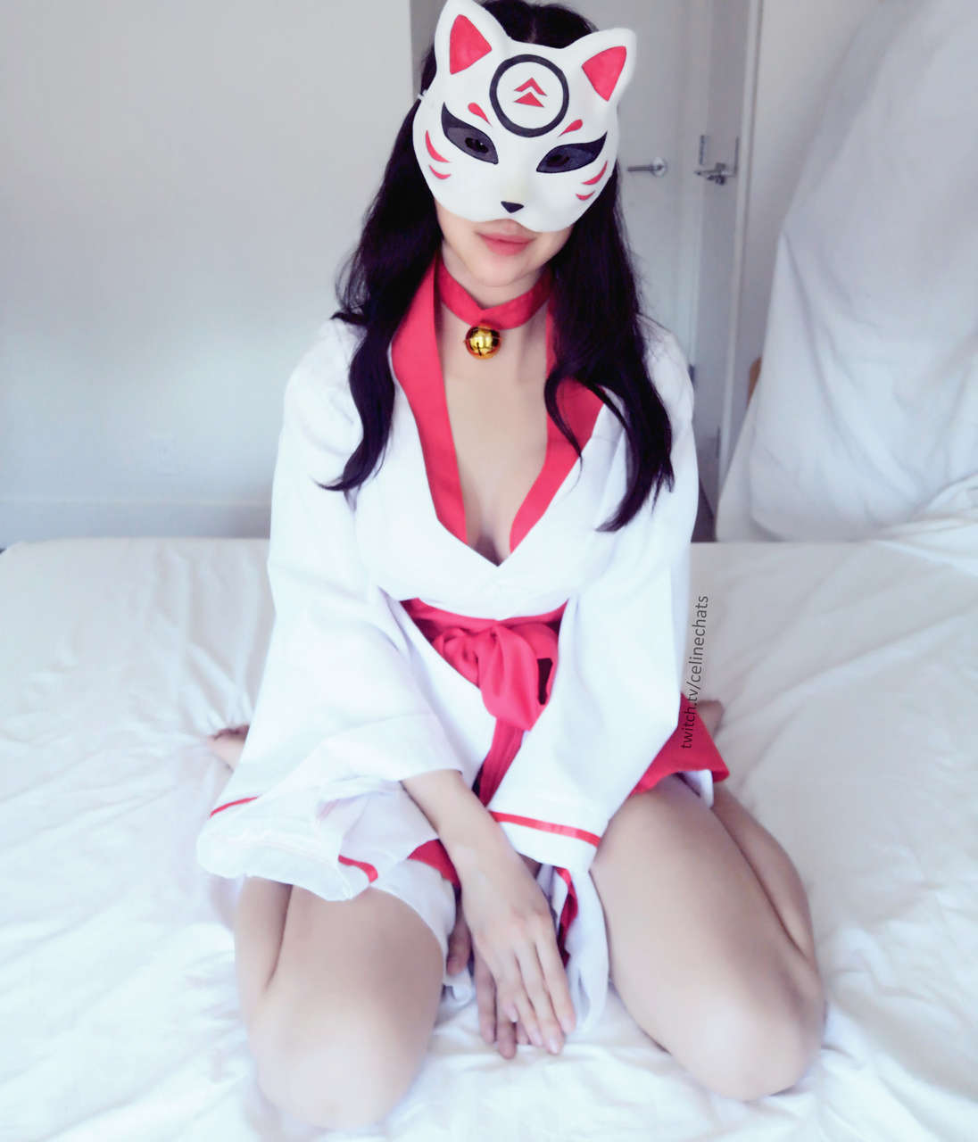 Kitsune Priestess By Celinechats