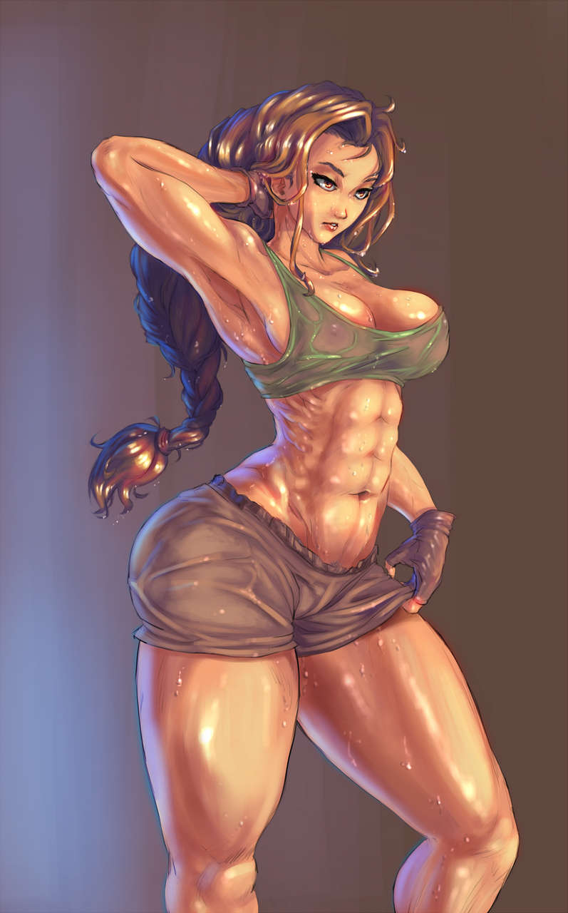 Lara After Her Workout Cutesexyrobutt