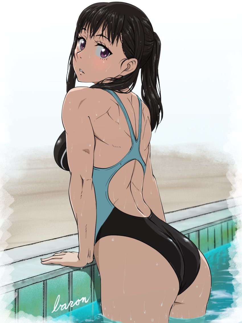 Maki Getting Out Of The Pool Varon66