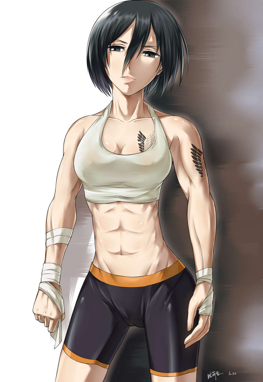 Mikasa After A Work Ou