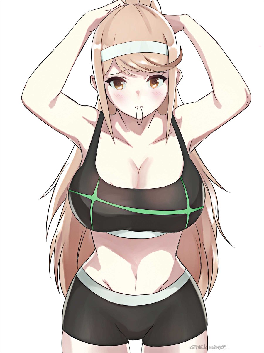 Mythra Ready For Some Exercis