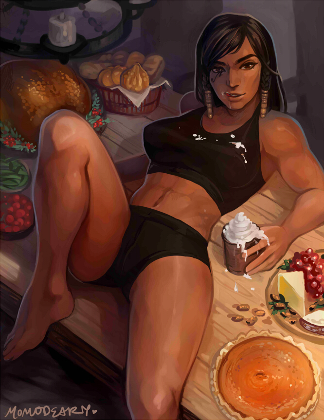 Pharah Would Be Something To Give Thanks For Momo Dear