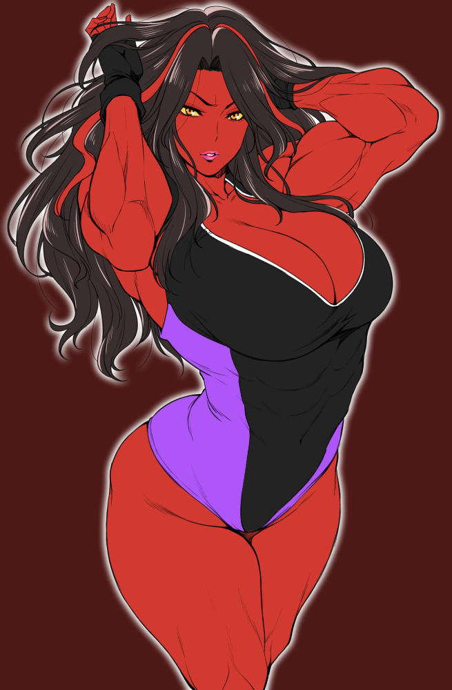 Red She Hulk By Syoujinigo