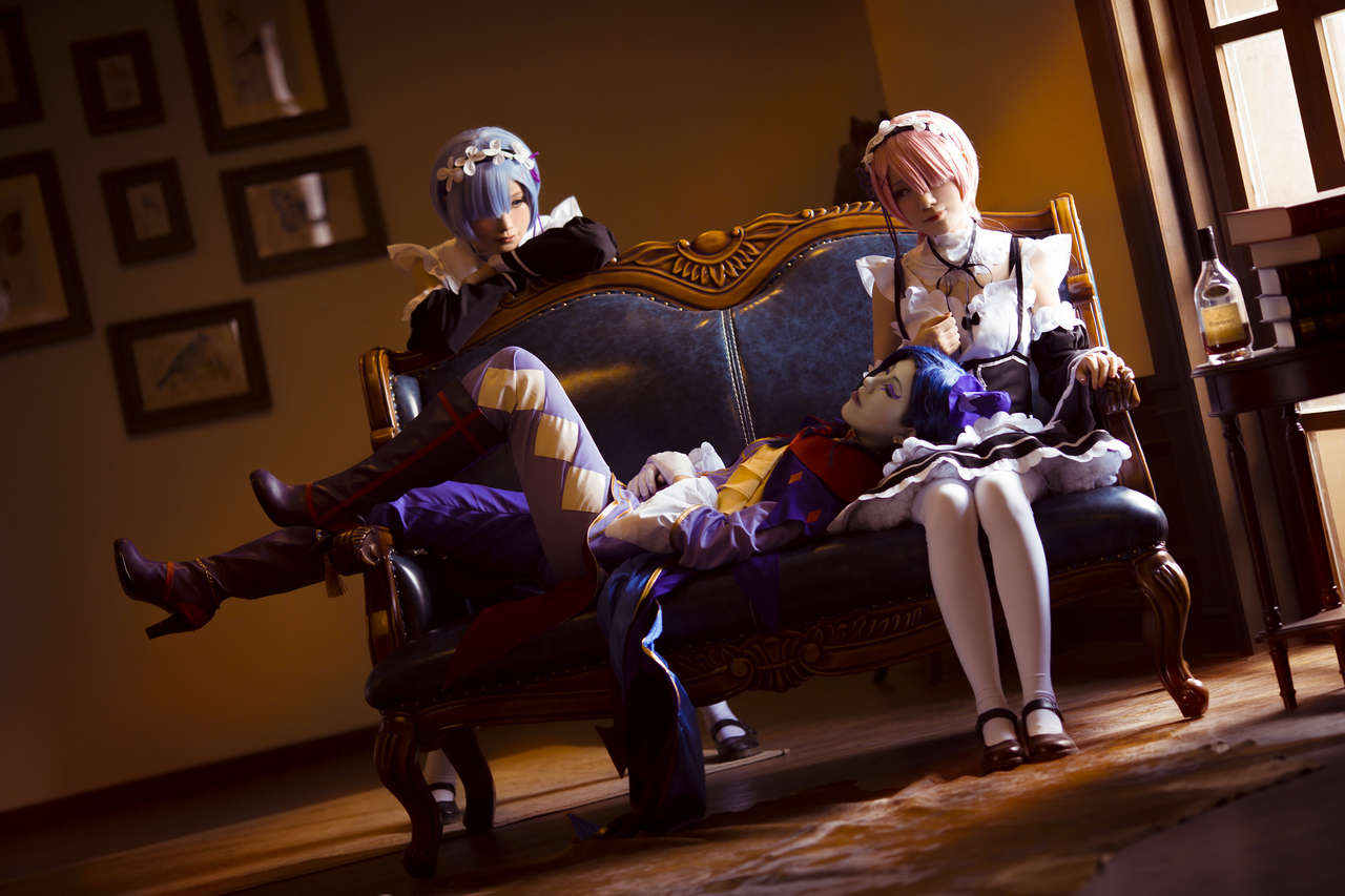 Rem Ram And Roswaal Cosplay