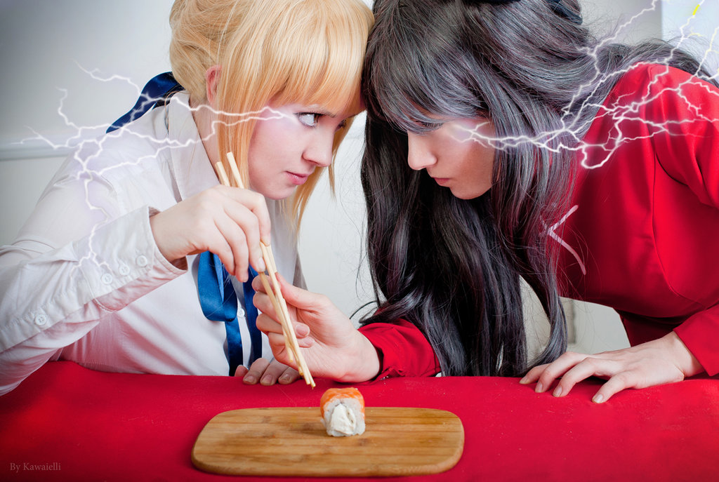 Saber And Rin Cosplay