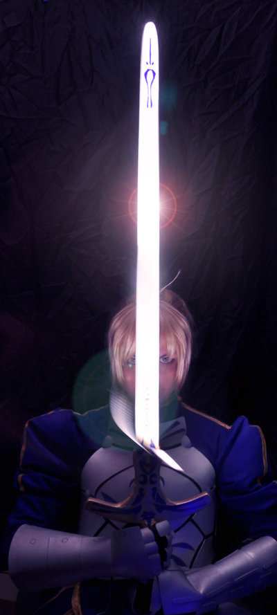 Saber Cosplay Fate Serie