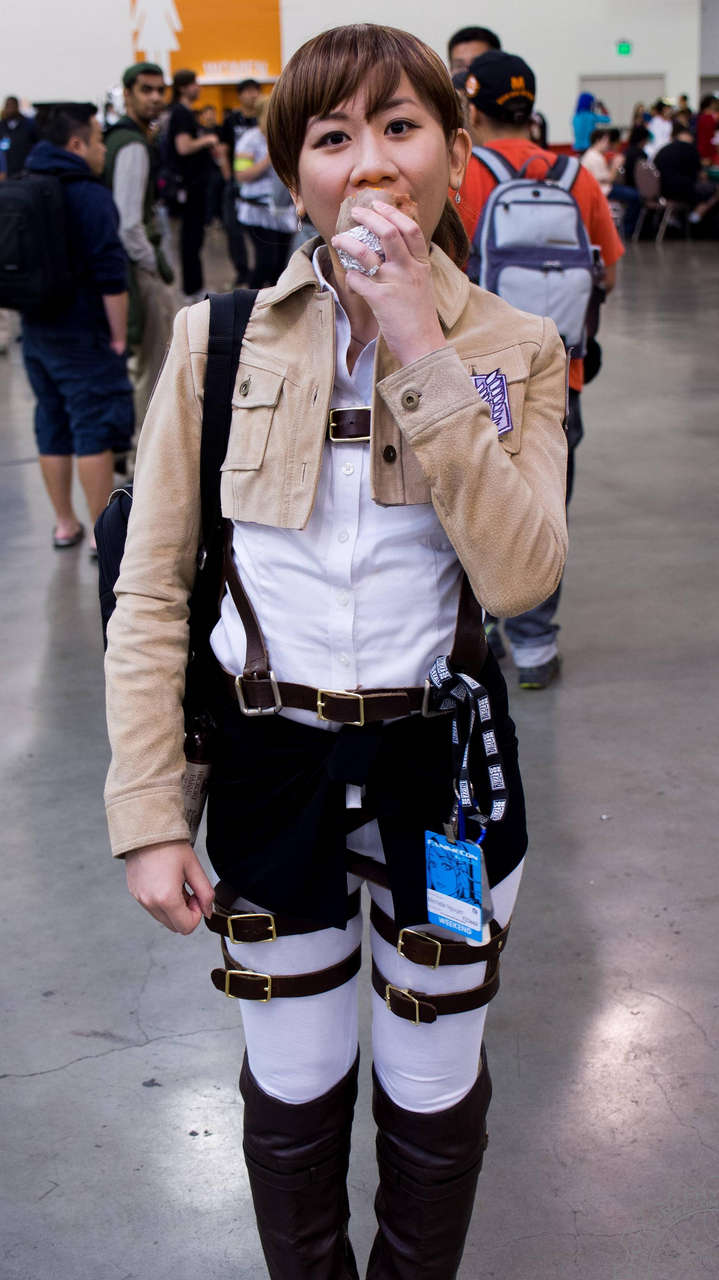 Sasha Blause From Attack On Titan Cosplay At Fanime 13 Self From Cospla