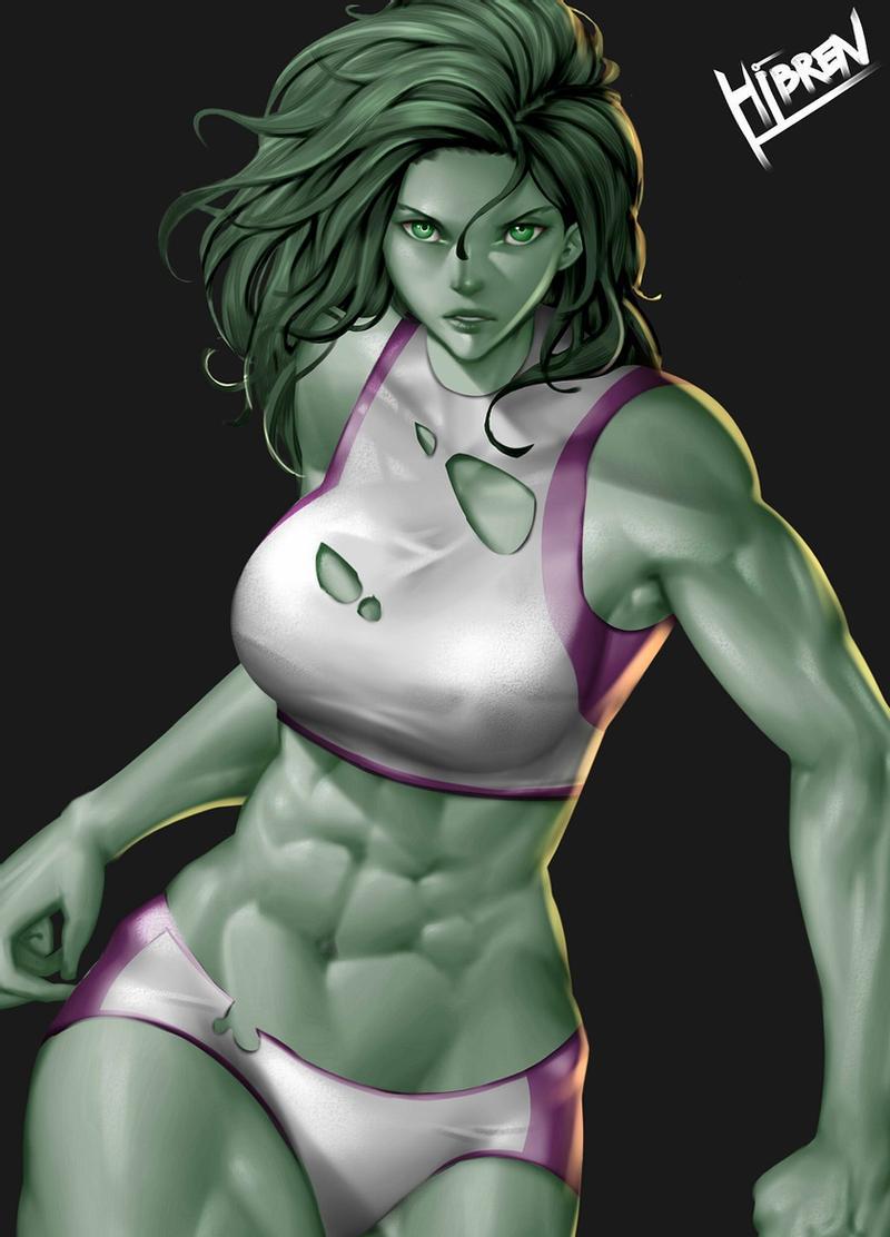 She Hulk By Hibre