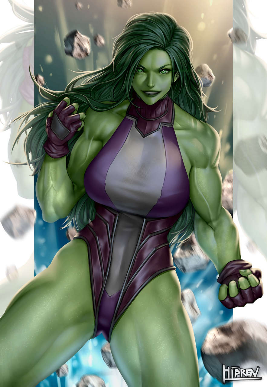 She Hulk By Hibrenar