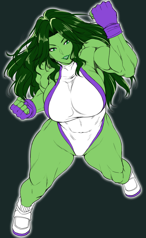 She Hulk By Syoujinigo