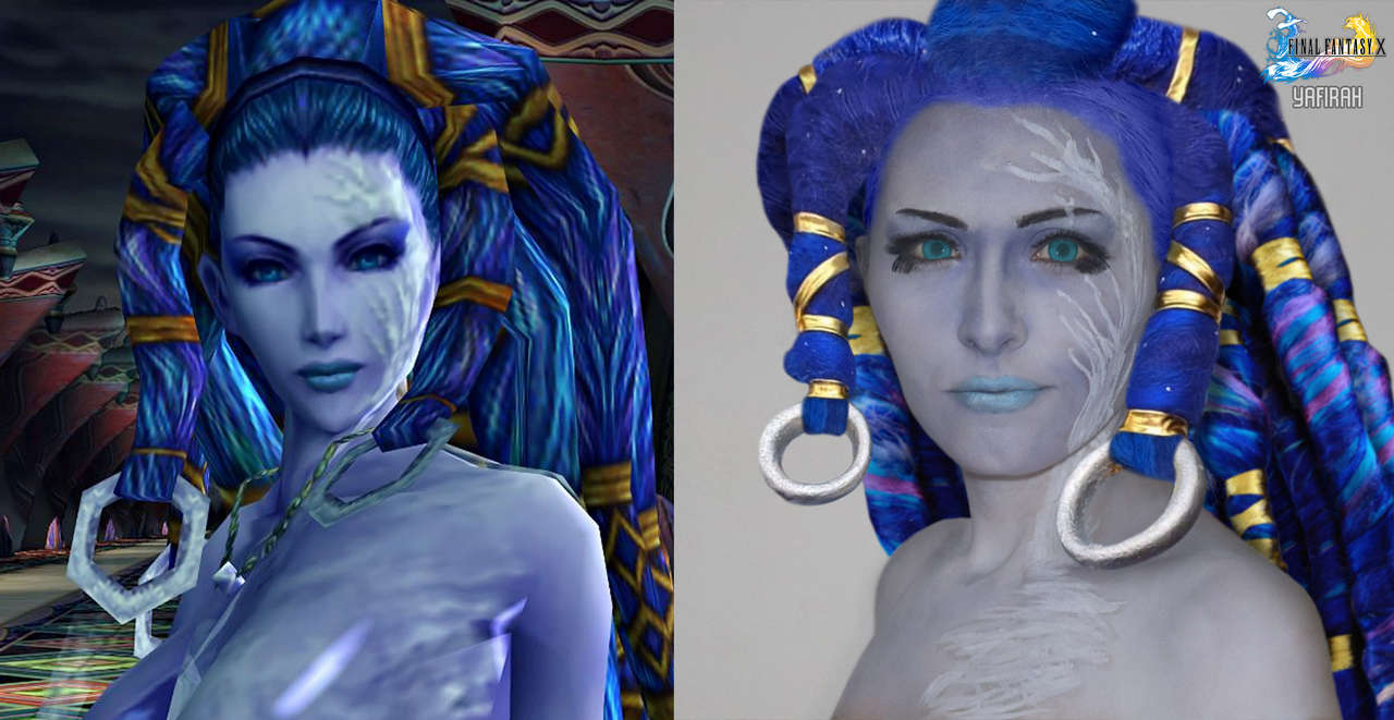 Shiva From Final Fantasy X Makeup Test By Yafira