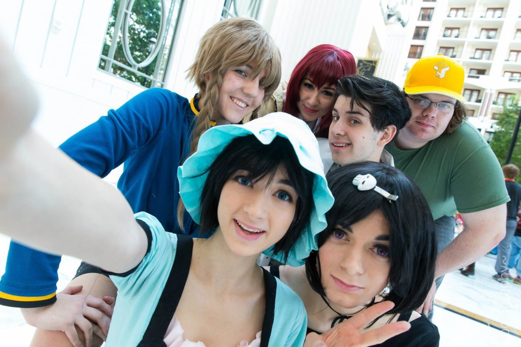 Steins Gate Group Shot By Princessbrigade Group