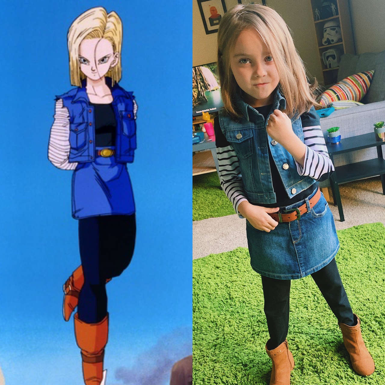 The Android 18 Cospla