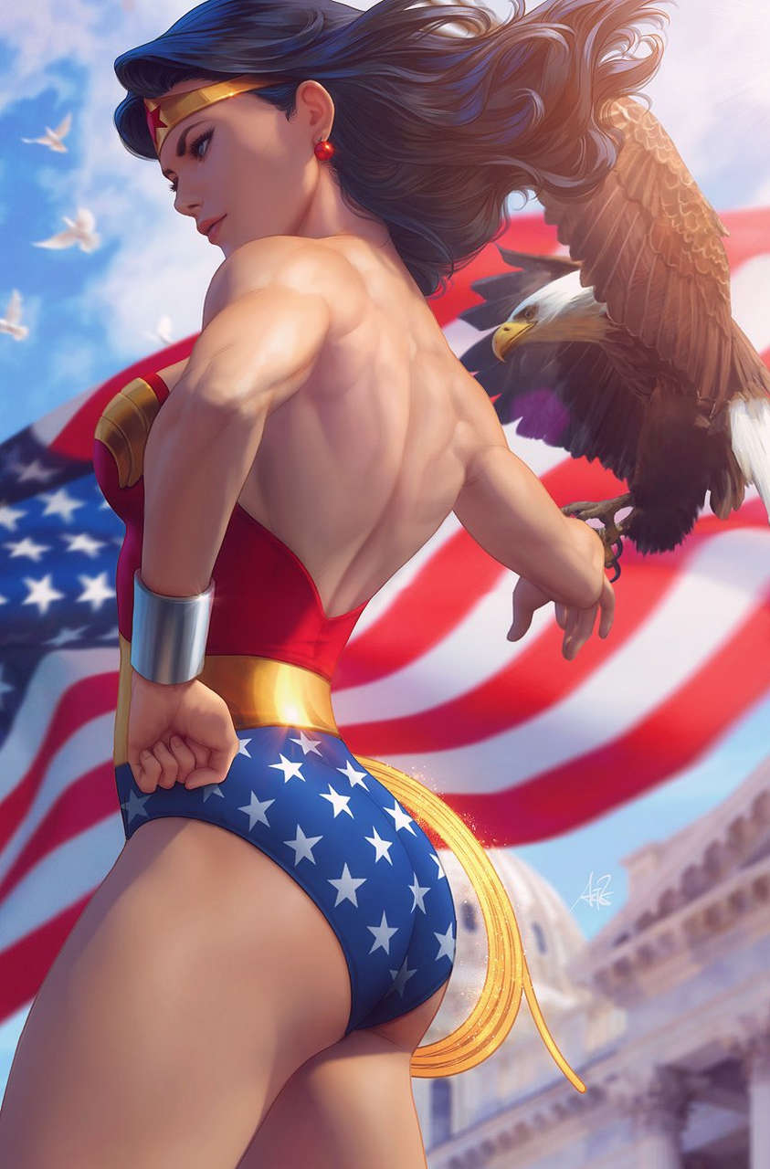 The Back Of America Wonder Woman D