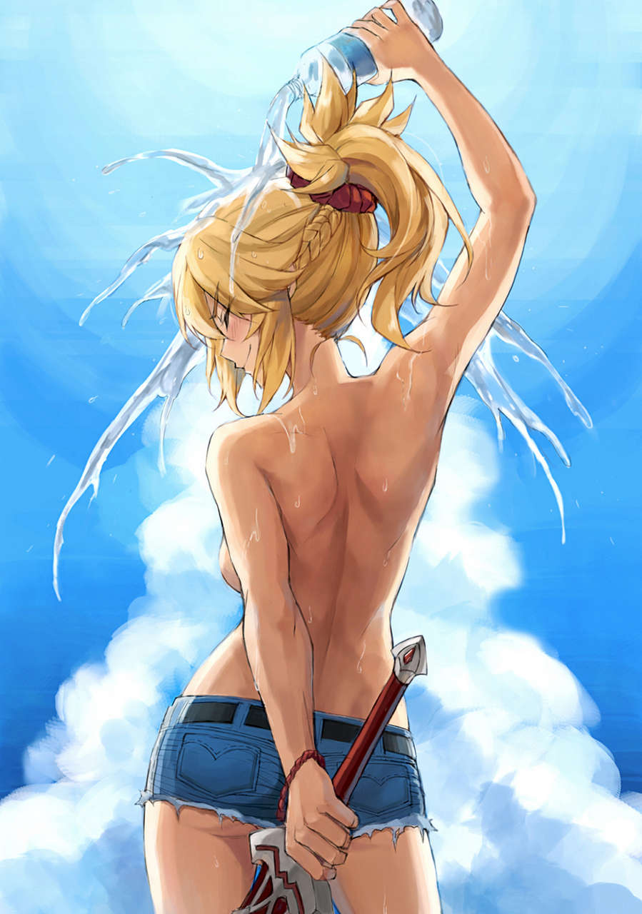 Time For Some Nudist Fun With Mordred Fate Apocryph