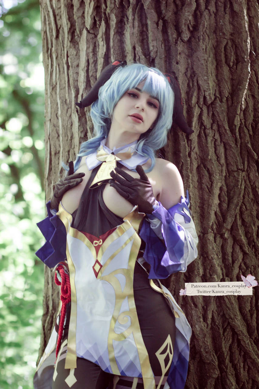Its Become A Little Bit Hot Today In Liyue Dont You Agree Traveler Ganyu By Kanra Cosplay Sel