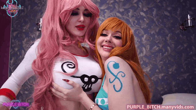 Nami And Perona From One Piece By Purple Bitch And Amber Hallibell