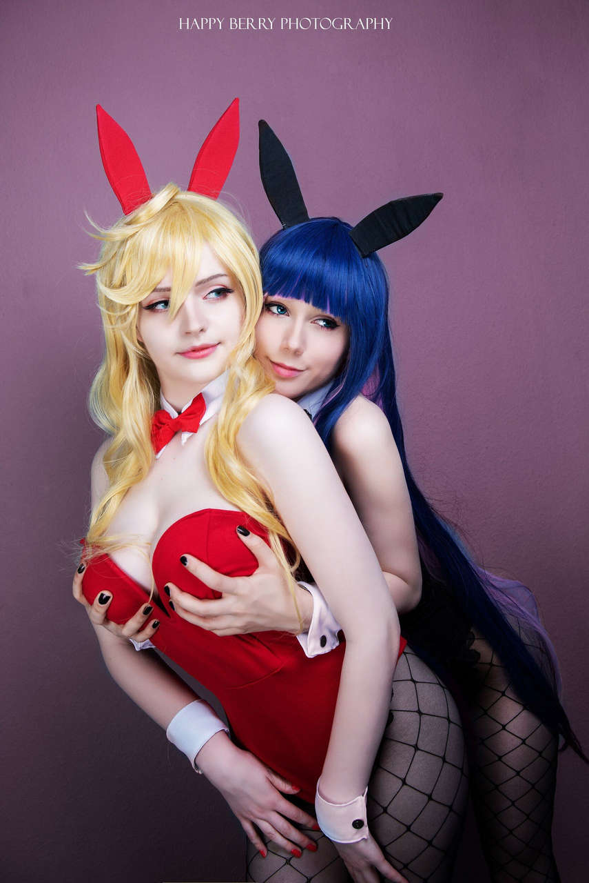 Panty And Stocking By Smoettii Left And Nioriacosplay Righ