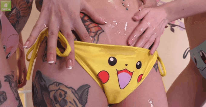 Pikachu Squirtle And Jugglypuff From Pokemon By Purple Bitch Sia Siberia And Helly Rite
