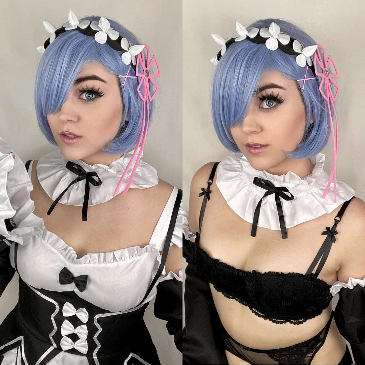 Rem In Out Of Cosplay Buttercupcosplay