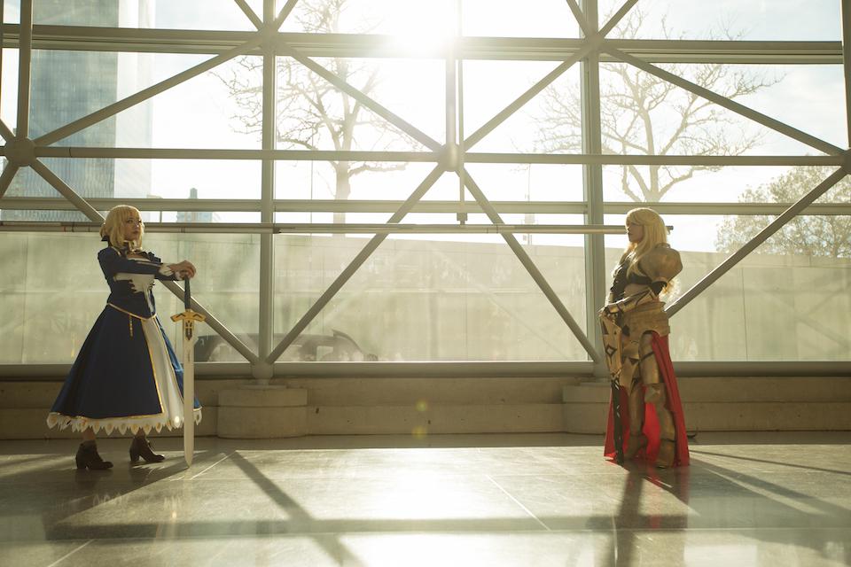 Saber Cosplay By Pearlpeony And Gilgamesh Cosplay By Rincosplay Grapher Butterco