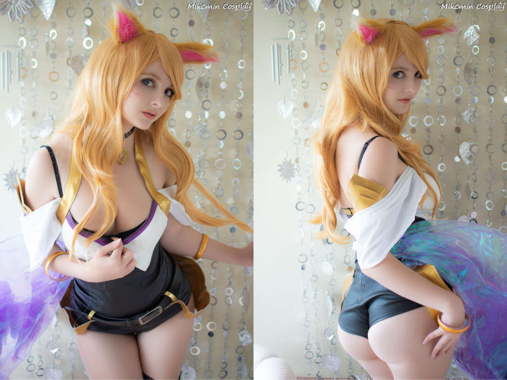 Self Ahri From Lol Front Or Back By Mikomi
