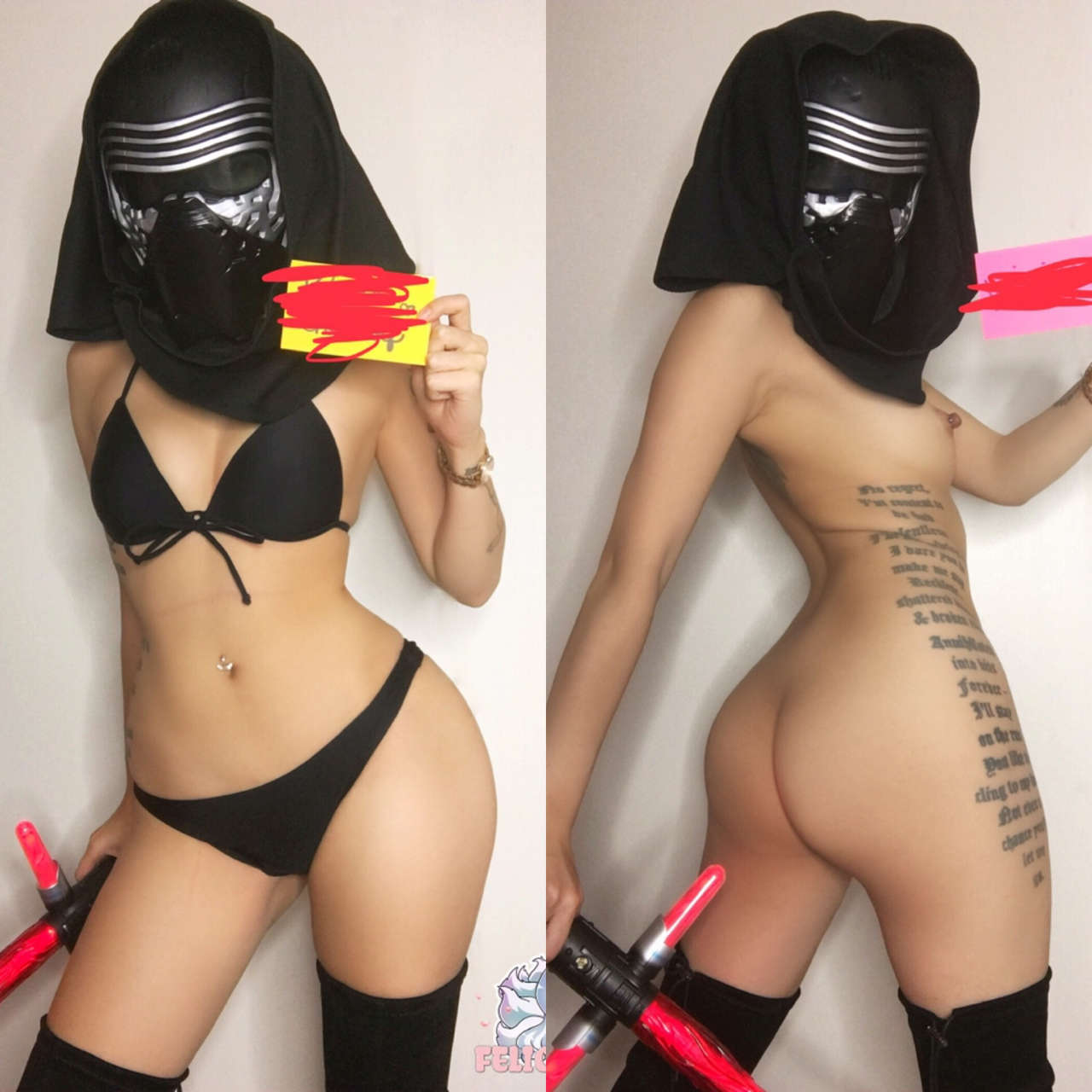 Self Bikini Kyla Ren On Off From Star Wars By Felicia Vo